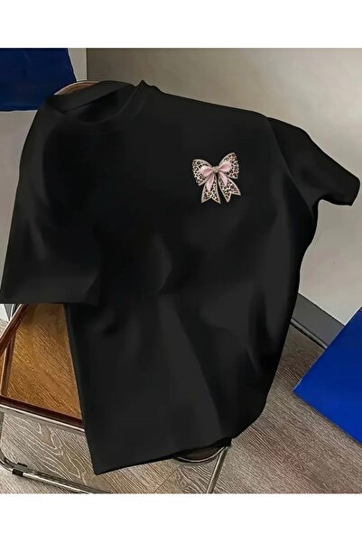 FUFLUNS UNISEKS MAJICA SA ŠARA RIBONOM I LEOPARDOM U ROZE BOJI, OŠTRENIK KRUG...