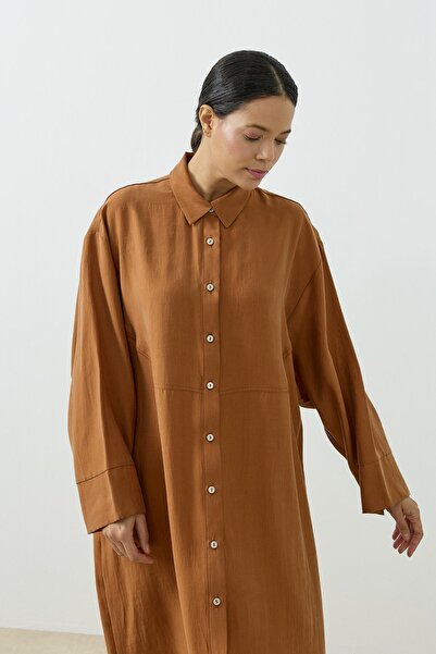 QANU Velin Gömlek Turuncu