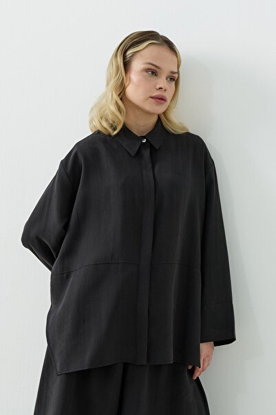 QANU Kün Etekli Takım Siyah