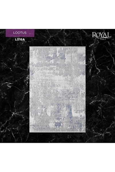 Royal Halı LOOTUS LO16A MODEL GRİ - MAVİ SALON & OTURMA ODASI & MUTFAK HALISI...