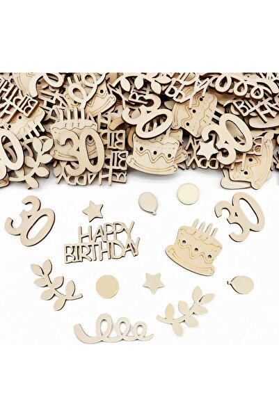 NO BRAND Pack of 130 Confetti 30th Birthday