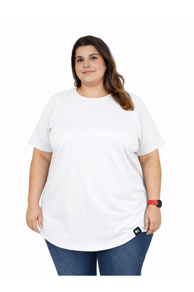 Xanimal Women's Black Plus Size T-Shirt, Pack of Cotton