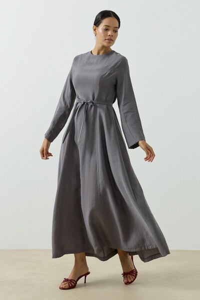 QANU Seranova Elbise Gri