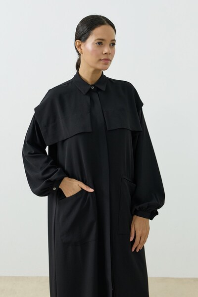 QANU Klasik Ferace Siyah