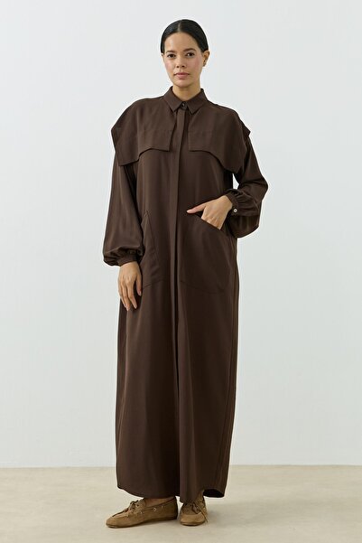 QANU Klasik Ferace Kahverengi