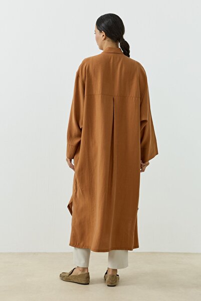 QANU Velin Gömlek Turuncu