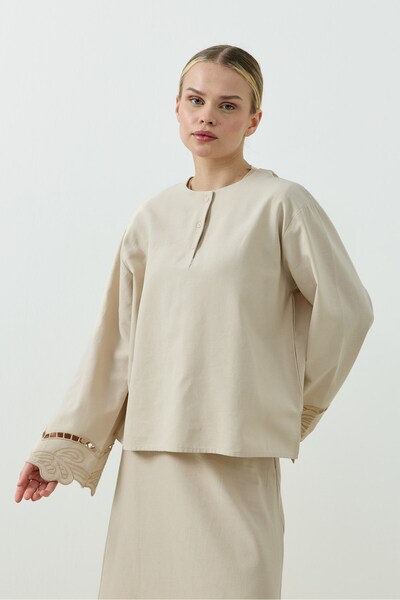 QANU Fisto Takım Bej