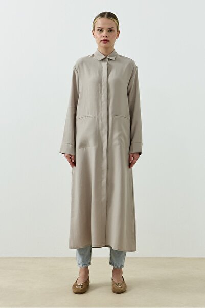 QANU Trace Gömlek Bej