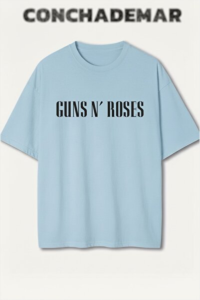 Vordevia Guns N' Roses με τύπωμα Premium oversized Βαμβάκι lu T-shirt