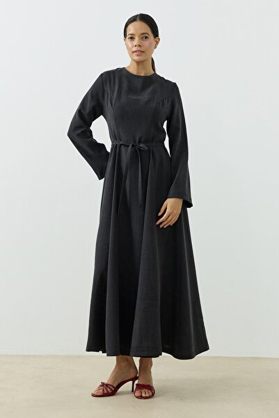 QANU Seranova Elbise Siyah
