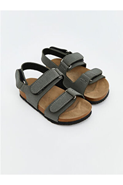 LC Waikiki Modanova Sezon Khaki Suede-Look Boy Sandals