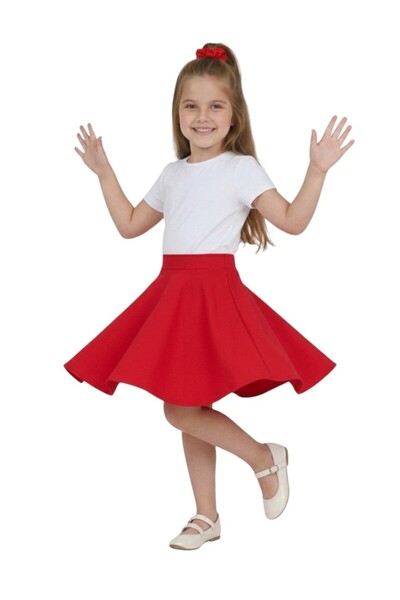 ERDEM KIDS Kız Çocuk 23 Nisan kloş günlük, bayramlık, gösteri, parti, özel gü...