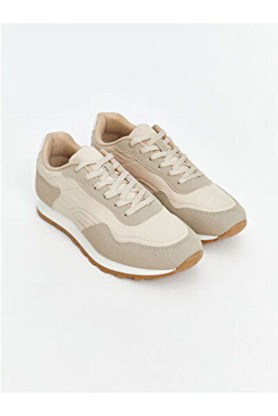 LC Waikiki Modanova Sezon Beige Lace-Up Men's Sneakers