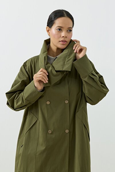 QANU Avèlia Trench Coat Green