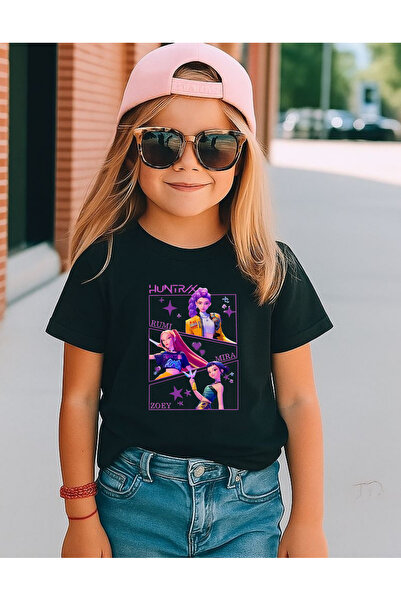 lovver Kpop Demon Hunters Huntrix Rumi Zoey Mira Designed 100% Cotton Breatha...