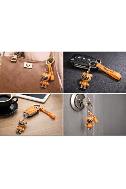 Erzi Φιγούρα αστροναύτη Μπρελόκ – Χαριτωμένο σχέδιο με πολύχρωμο διαστημικό θέμα