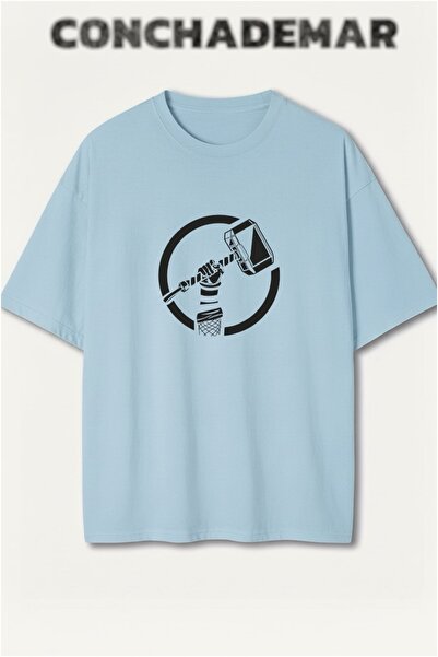 Vordevia Thor Printed Premium Oversized Cotton Lu T-Shirt