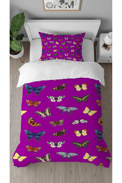 GREENDECOR Butterflies Colorful Patterned Specially Designed in Digital Print...