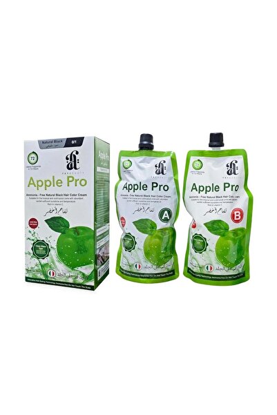 faybeauty Apple Hair Dye Cream, Ammonia-Free, Black, 500+, 500ml