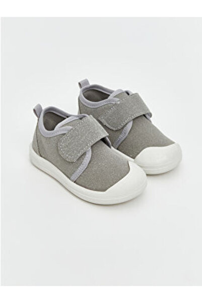 LC Waikiki Gray Velcro Baby Boy First Step Shoes