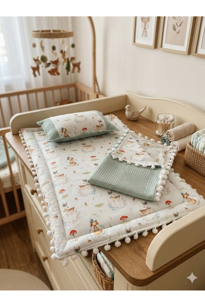 Wenaris Baby Diaper Set with Blanket, Cushion, Baby Pillow, Newborn, Crib, Ba...