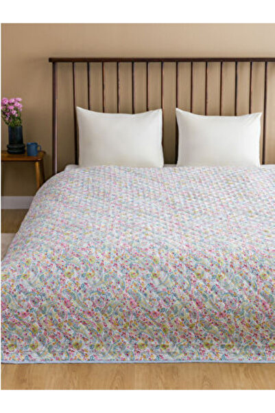 LC Waikiki Mixed Floral Print Double Bedspread 200X220 cm