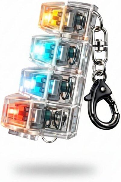 Bundeba Işıklı Klavye Oyuncak Stress Giderici Ses Çıkaran Işıklı Tuş Takımı A...