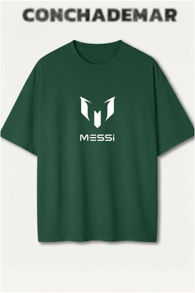 Vordevia Messi Printed Premium Oversized Cotton Lu T-Shirt