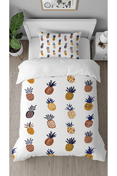 GREENDECOR Pineapple Sweet Fruit Patterned Digital Print Pieces Specially Des...