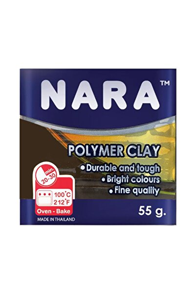 NARA Polymer Clay 55 Grams Pm23 Soot Brown
