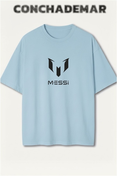 Vordevia Messi Printed Premium Oversized Cotton Lu T-Shirt