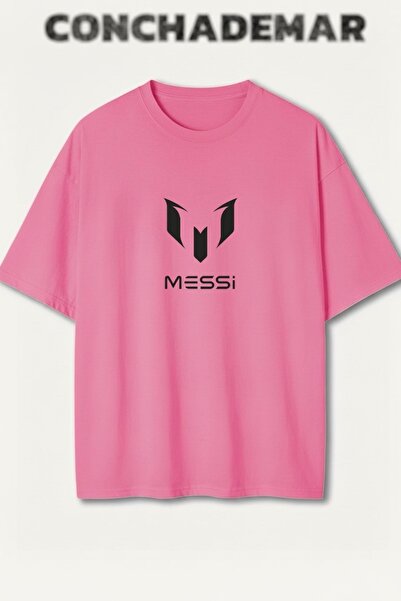 Vordevia Messi Printed Premium Oversized Cotton Lu T-Shirt