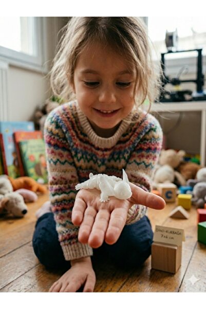 Alesta EP Design Stitch Moving Toy White Girl Toy Gift 3D Printing