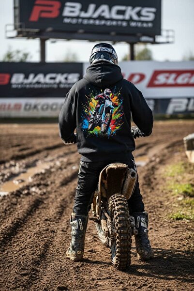 BJACKS Motorsports Wear Extreme Mud Edition Oversized Premium Unisex Hoodie f...