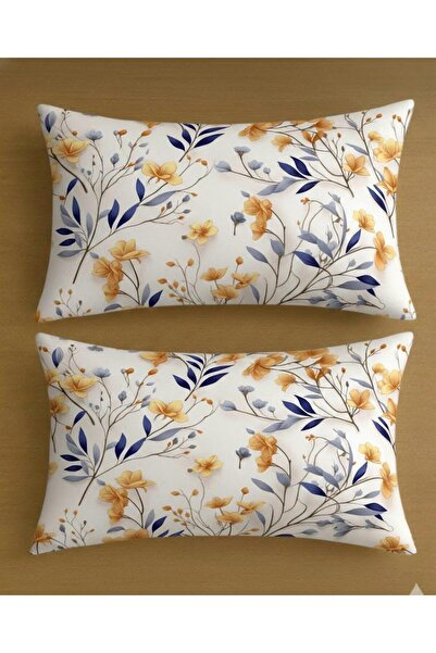 NURLATEX 2-Pack Floral Cotton Pack Pillowcase