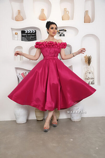 Warazan Short evening dress with bustier