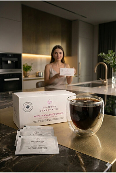 Diamond Plus Diamond Cherry Plus Coffee – Bitkisel Detox Kahv 30 Saşe 1 Aylık