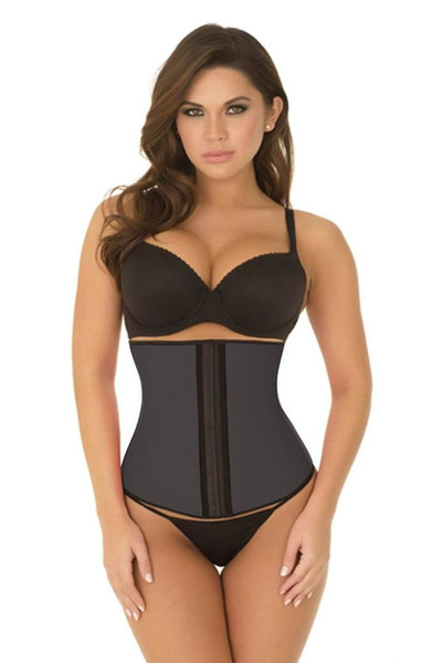 Findit Gray 9161 Sweat-Absorbing Agrafl Waist Corset