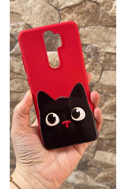 Vip Case Redmi Note 8 Pro Compatible Cute Black Cat Patterned Silicone Shock-...