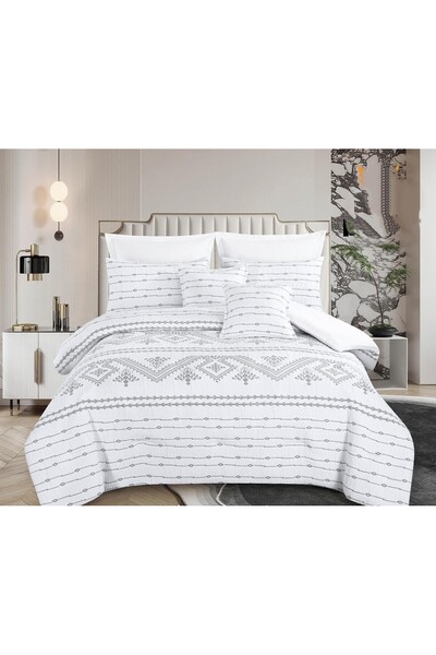 alzawia Sally Double Bedspread with Premium Heavy Filling, Summer Luxury, 8 P...