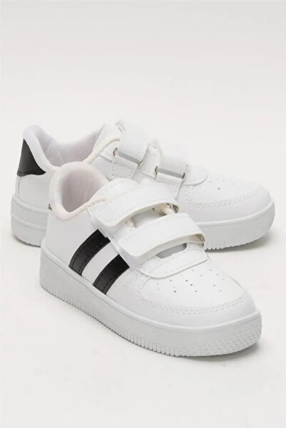 Ayakx Spor Pantofi sport albi pentru copii, casual, băieți, fete, sneakerși c...