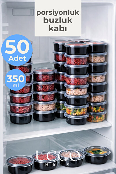 UCCO 50-Pack 350 ml Minced Meat Sauce Bone Broth Vegetable Storage Container ...