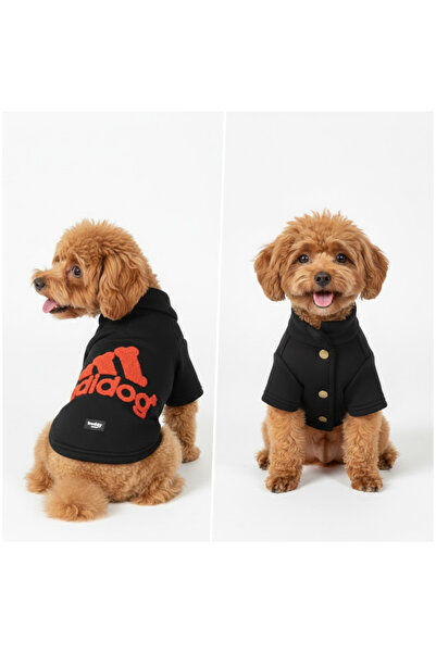 Buddy Store Hakim Yaka Kedi ve Köpekler için Nakışlı Ceket - Warm Flex Koleks...