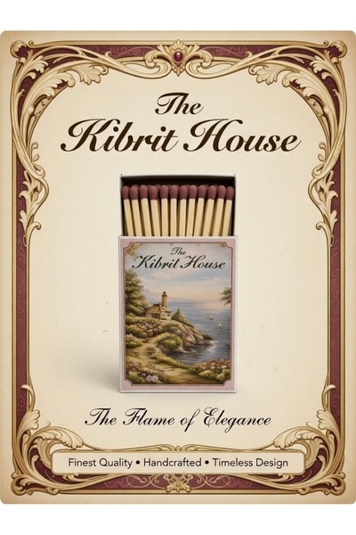 House The Kibrit | Deniz Fenerli Kulübe Temalı Dekoratif Mum Yanı Kibrit Kutu...