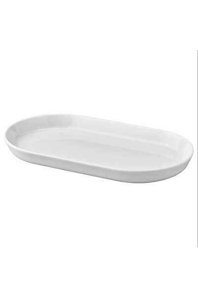 IKEA 365+ Service Plate, White, 27X15 cm