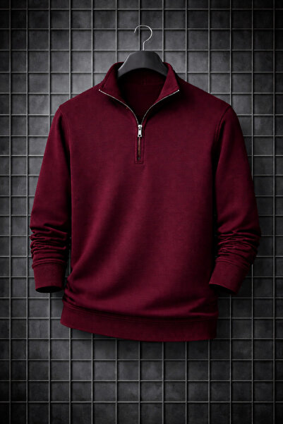 metsawear Premium Half-Zip Slim Fit Sweatshirt – Men's Modern Fit, Stylish an...