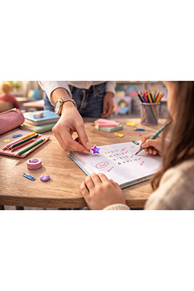 cyatelier مجموعة ملصقات على شكل نجمة لتزيين المفكرات والدفاتر وتزيين الحفلات ...