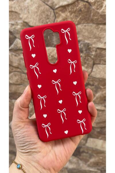 Vip Case Redmi Note 8 Pro Compatible Heart Bow Patterned Silicone Shock-Absor...