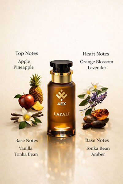 4EX PERFUMES LAYALI 50ML Eau De Parfum – Party Night Fragrance