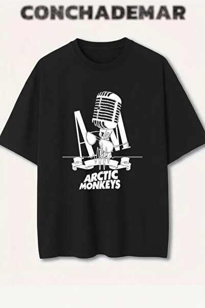 Vordevia Arctic Monkeys Printed Premium Oversized Cotton Lu T-Shirt
